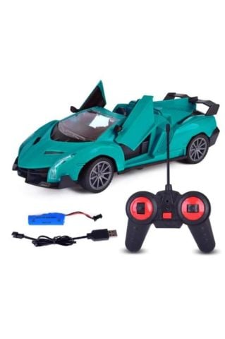 Kutuda Uzaktan Kumandalı Kapıları Açılır Oyuncak Araba