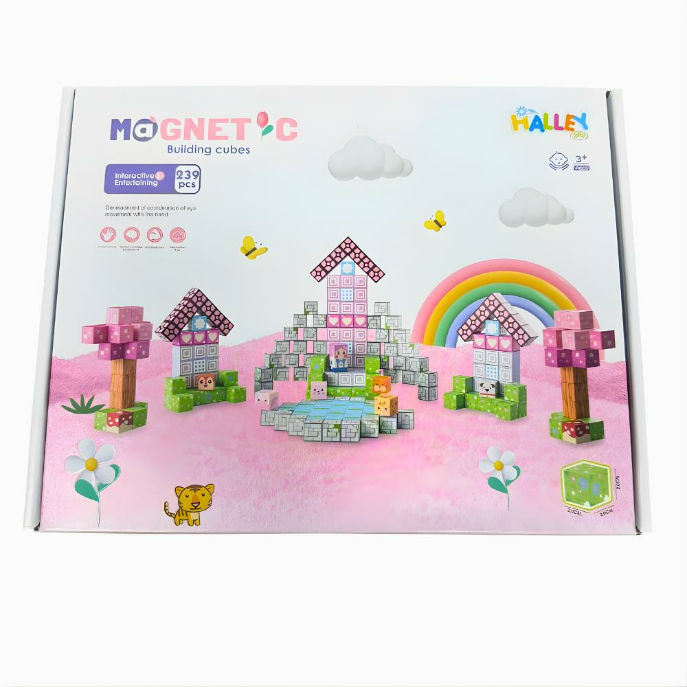Magnet Küp Yapı Blok Seti 239 Parça