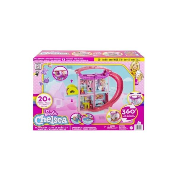 Barbie Chelsea Oyun Evi Asansörlü Hck77