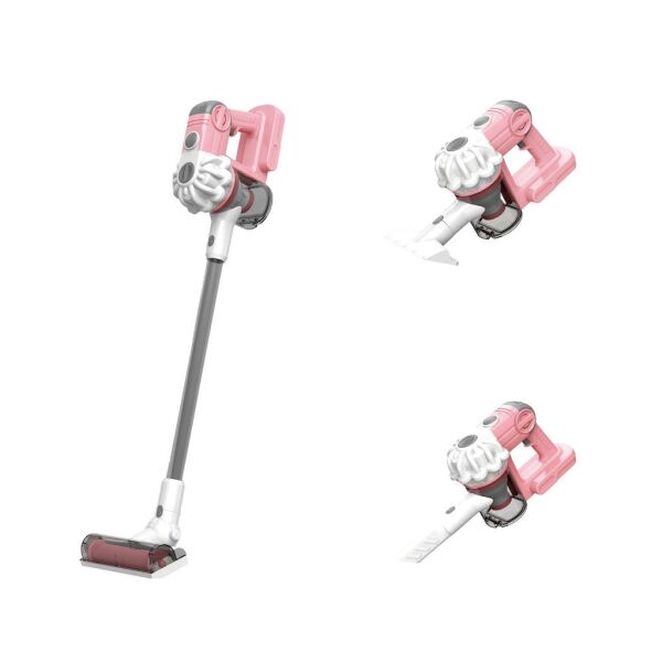 Dikey Elektrik Süpürgesi Pembe (3 in1 ) Ekranlı Kutu