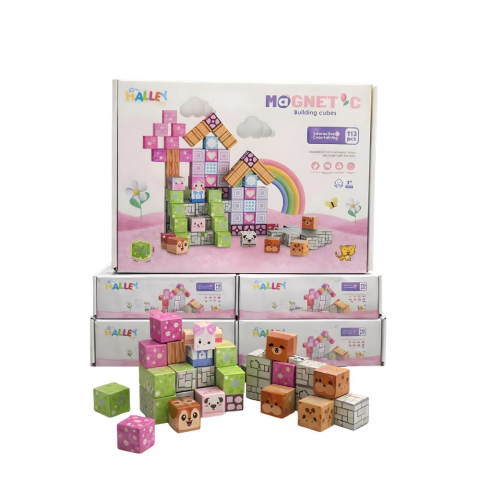 Magnet Küp Yapı Blok Seti 113 Parça