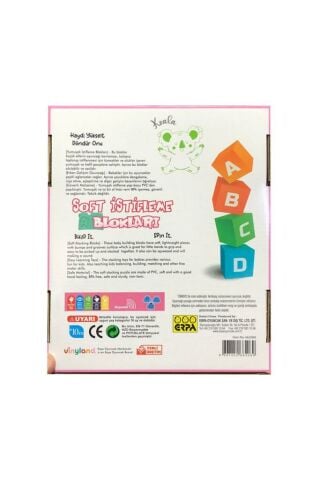 Vinyland Soft İstifleme Aktivite Kuleleri ve 2 Karakterli Oyuncak