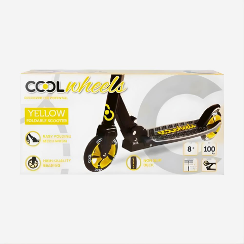 Cool Wheels 2 Tekerlekli Katlanabilir Scooter 8+ Yaş Sarı