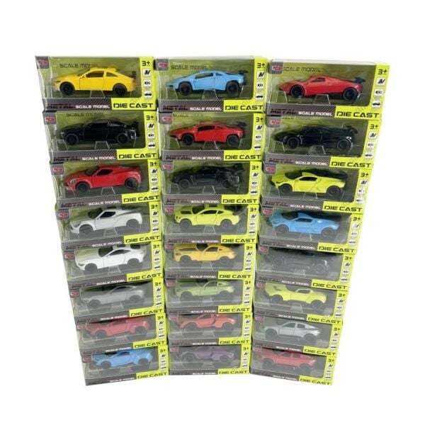 Kutulu Çek Bırak 1:36 Metal Araba