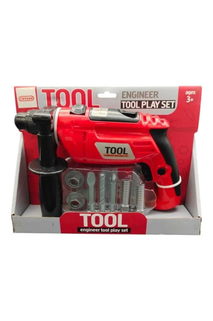 Pilli Vidalı Matkap Tamir Seti 6912, Çocuklar İçin Eğlenceli ve Eğitici Oyuncak