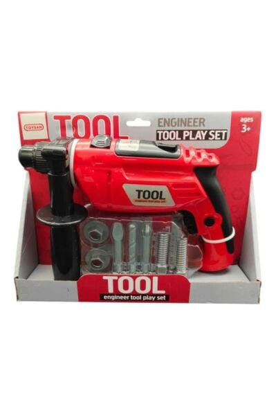 Pilli Vidalı Matkap Tamir Seti 6912, Çocuklar İçin Eğlenceli ve Eğitici Oyuncak