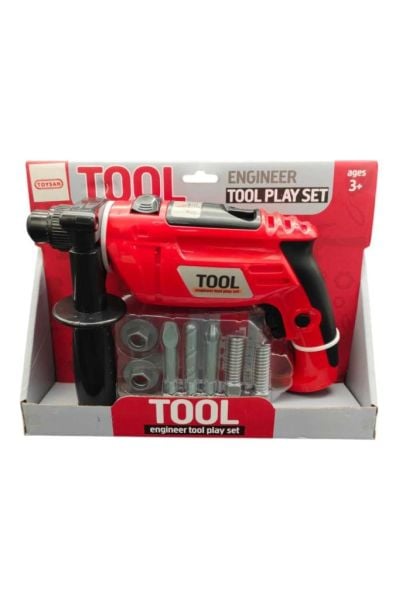 Pilli Vidalı Matkap Tamir Seti 6912, Çocuklar İçin Eğlenceli ve Eğitici Oyuncak