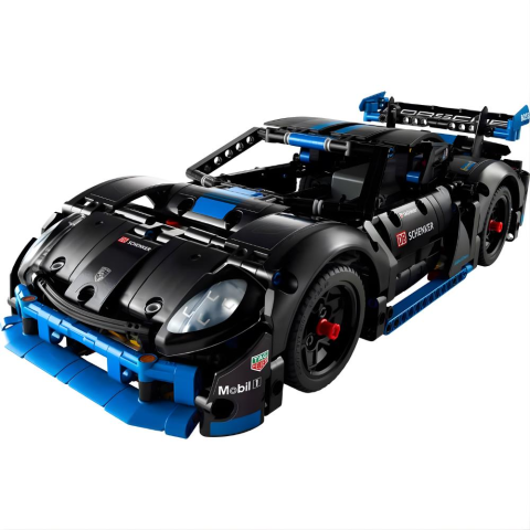 LEGO Technic Porsche GT4 e-Performance Yarış Arabası 42176 – 10 Yaş ve Üzeri Çocuklar İçin Oyuncak Uzaktan Kumandalı Araba Yapım Seti (834 Parça)