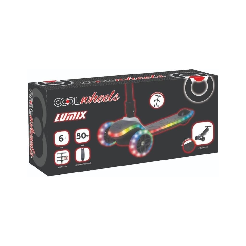 Lumıx Yanları Işıklı Katlanabilir Çocuk Scooter