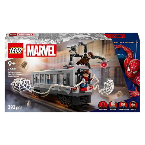 LEGO Marvel Örümcek Adam ile Doktor Oktopus Metro Sahnesi 76321
