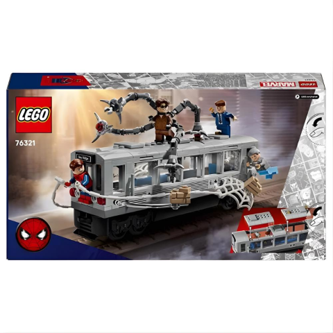 LEGO Marvel Örümcek Adam ile Doktor Oktopus Metro Sahnesi 76321