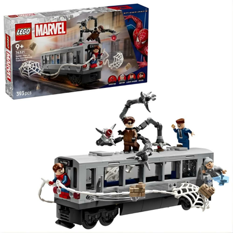 LEGO Marvel Örümcek Adam ile Doktor Oktopus Metro Sahnesi 76321
