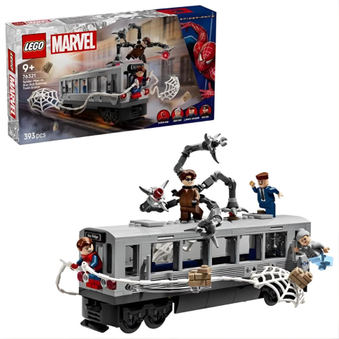 LEGO Marvel Örümcek Adam ile Doktor Oktopus Metro Sahnesi 76321