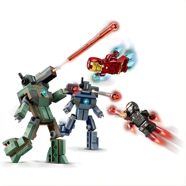 LEGO Marvel Iron Man ve War Machine Hammer İnsansız Hava Araçlarına Karşı 76320