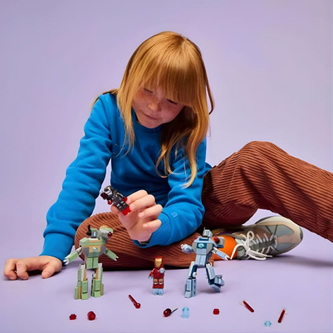 LEGO Marvel Iron Man ve War Machine Hammer İnsansız Hava Araçlarına Karşı 76320