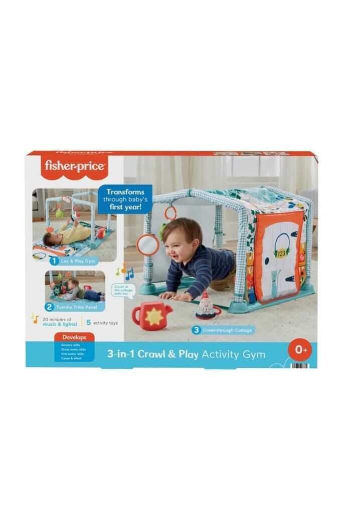 Fisher Price 3'ü 1 Arada Sevimli Kulübe Jimnastik Merkezi