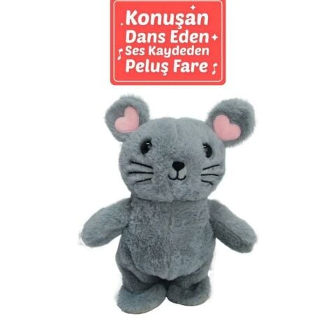 20 cm Dans Eden ve Ses Tekrar Eden Peluş Hayvanlar