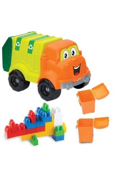 Çöp Kamyonum Bloklu 30 Parça