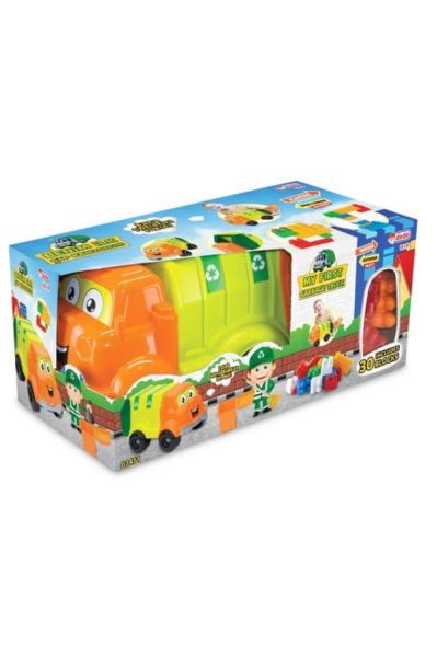 Çöp Kamyonum Bloklu 30 Parça