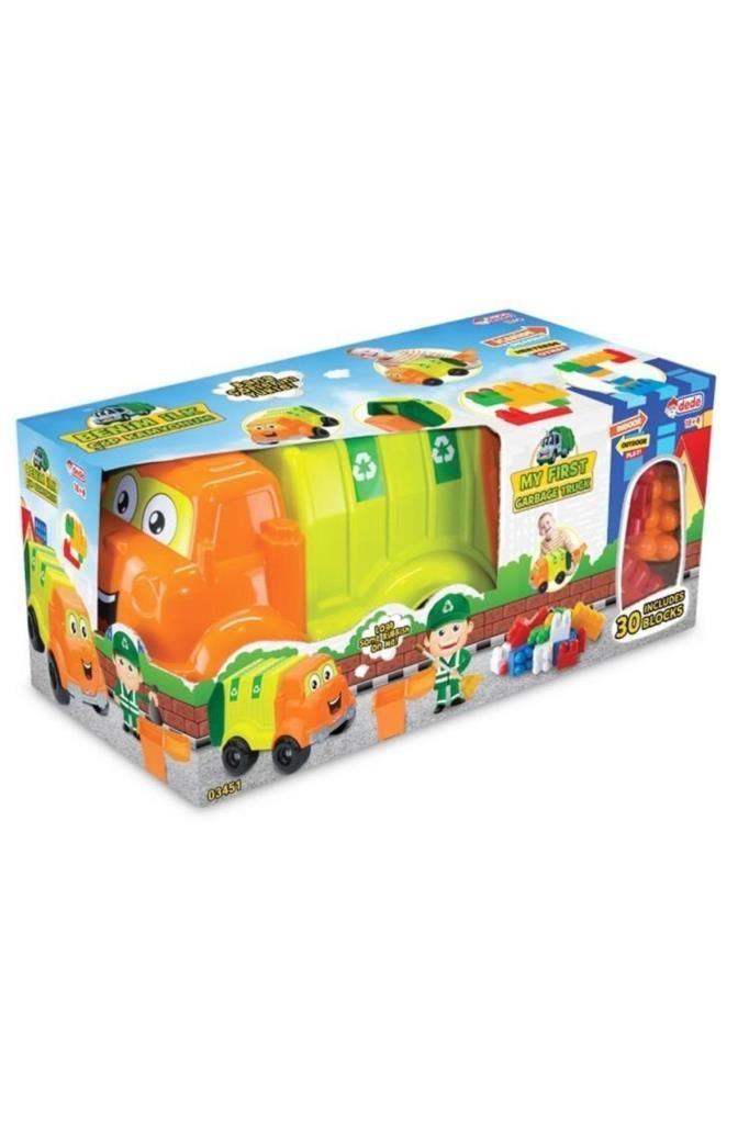 Çöp Kamyonum Bloklu 30 Parça