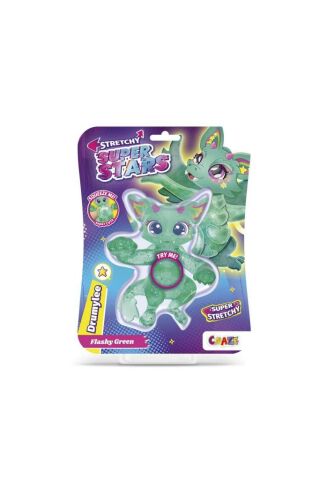 Superstars Flashy Green Drumylee Stretchy Figür