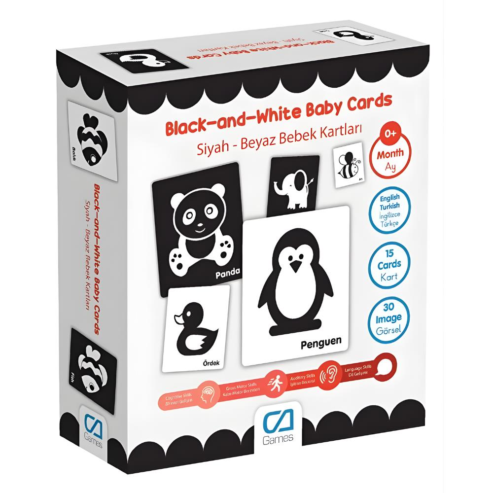 Siyah Beyaz Bebek Kartları