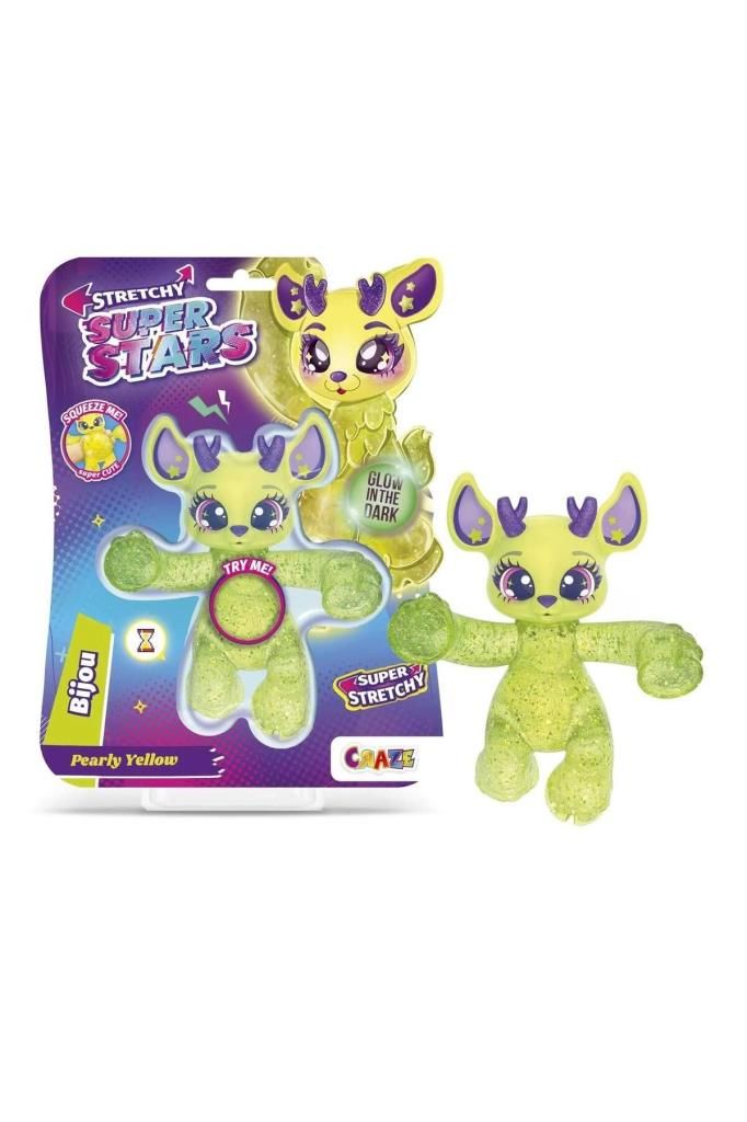 Superstars Pearly Yellow Bijou Stretchy Figür