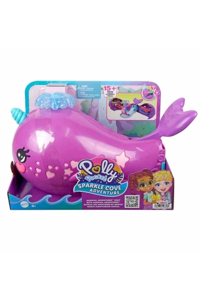 Polly Pocket Sparkle Cove Adventure Deniz Gergedanı Oyun Seti