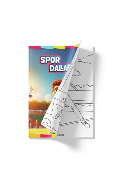 Boyama Kitabı - Spor Dalları - 16 Sayfa