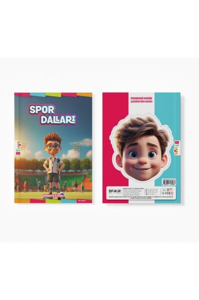 Boyama Kitabı - Spor Dalları - 16 Sayfa