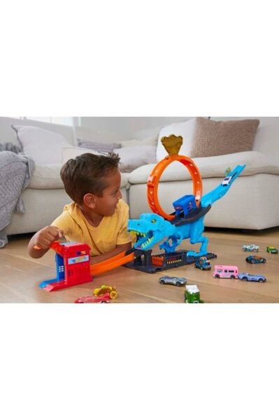 Hot Wheels Dinozor Ile Mücadele Oyun Seti HKX42
