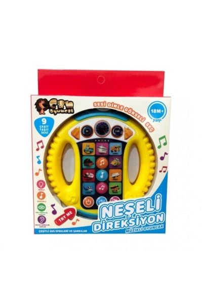 Kutulu 5 Fonksiyonlu Neşeli Direksiyon Sesli