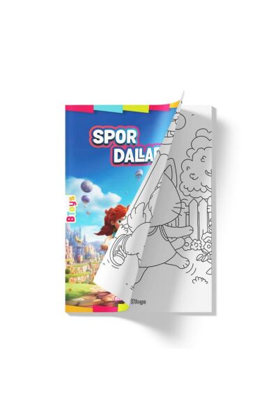 Boyama Kitabı - Spor Dalları - 24 Sayfa