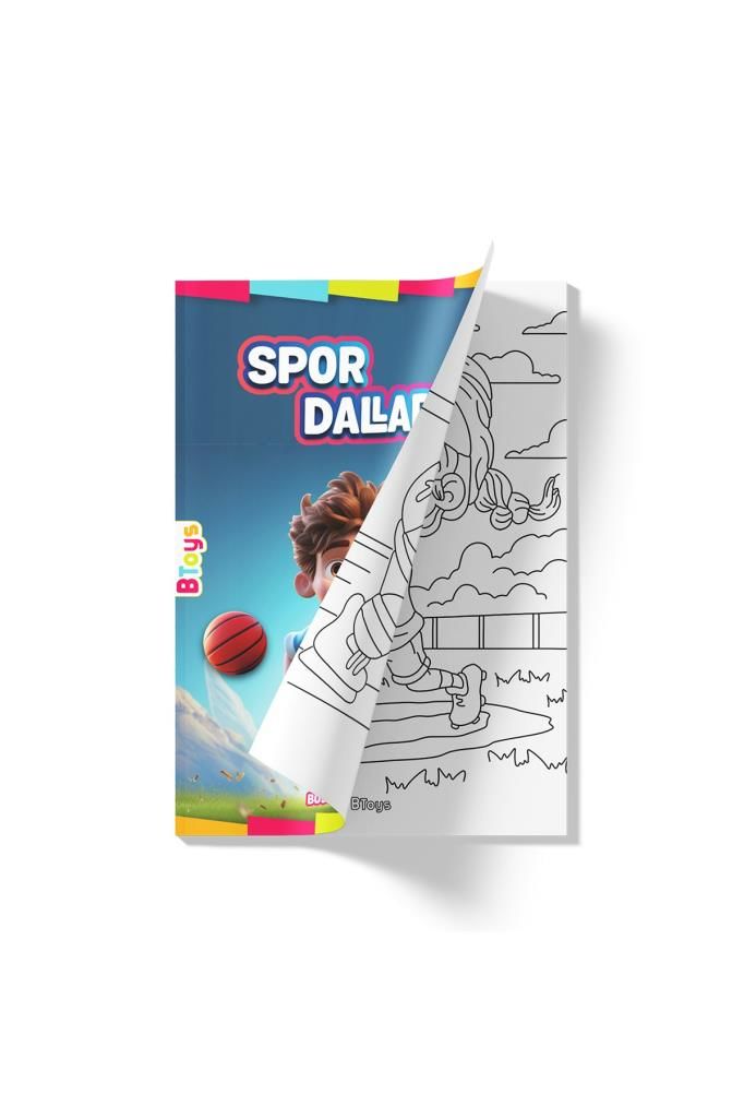 Boyama Kitabı - Spor Dalları - 48 Sayfa