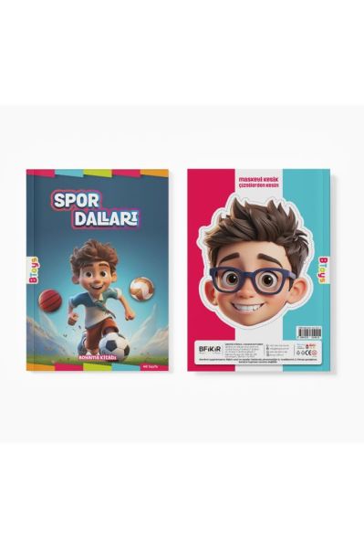 Boyama Kitabı - Spor Dalları - 48 Sayfa