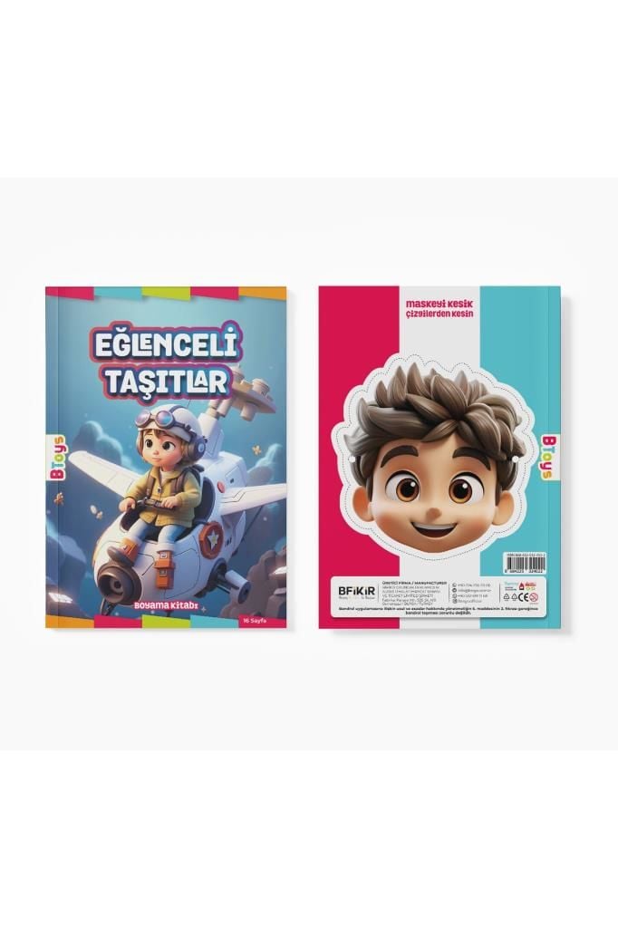 Boyama Kitabı - Taşıtlar - 16 Sayfa