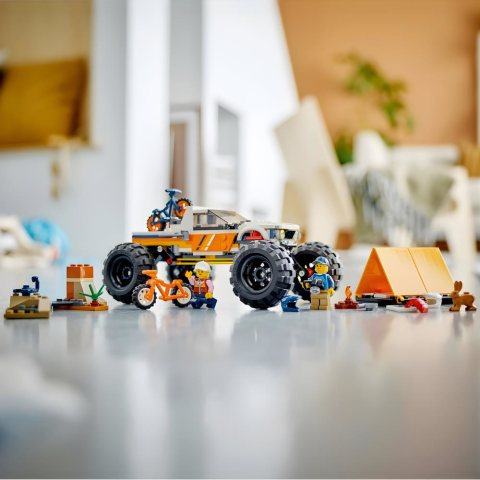 LEGO ® City 4x4 Arazi Aracı Maceraları 60387 - 6 Yaş ve Üzeri Çocuklar Için Oyuncak Yapım Seti (252 Parça)