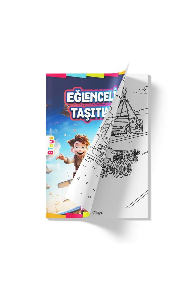 Boyama Kitabı - Taşıtlar - 24 Sayfa
