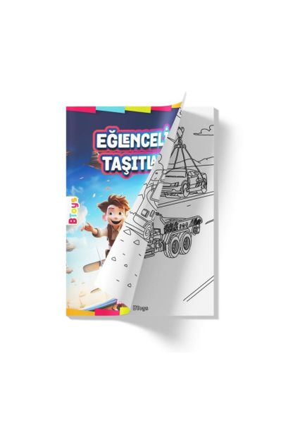 Boyama Kitabı - Taşıtlar - 24 Sayfa