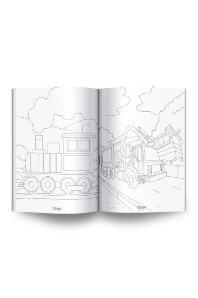 Boyama Kitabı - Taşıtlar - 24 Sayfa