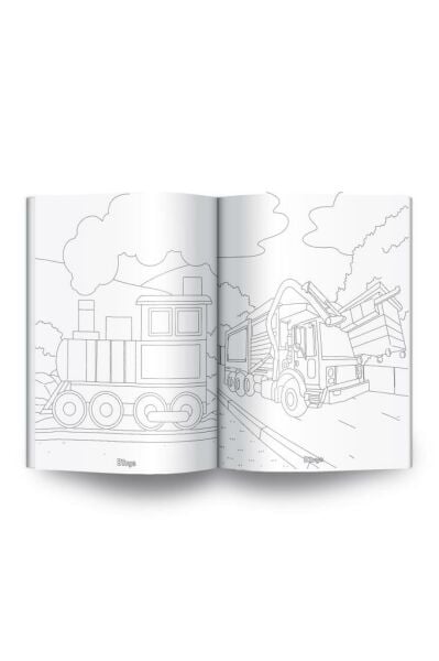 Boyama Kitabı - Taşıtlar - 24 Sayfa