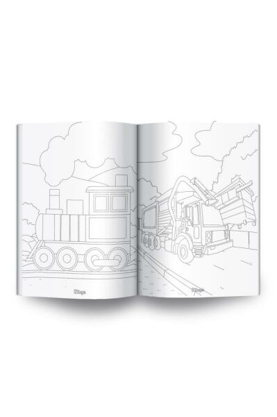 Boyama Kitabı - Taşıtlar - 24 Sayfa