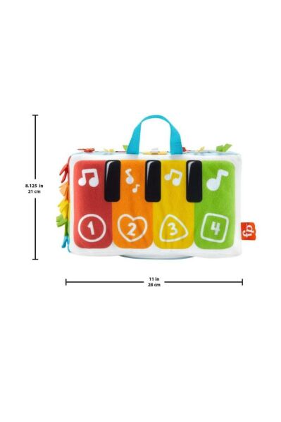 Fisher Price Işıklı ve Müzikli Yumuşak Piyano HND54