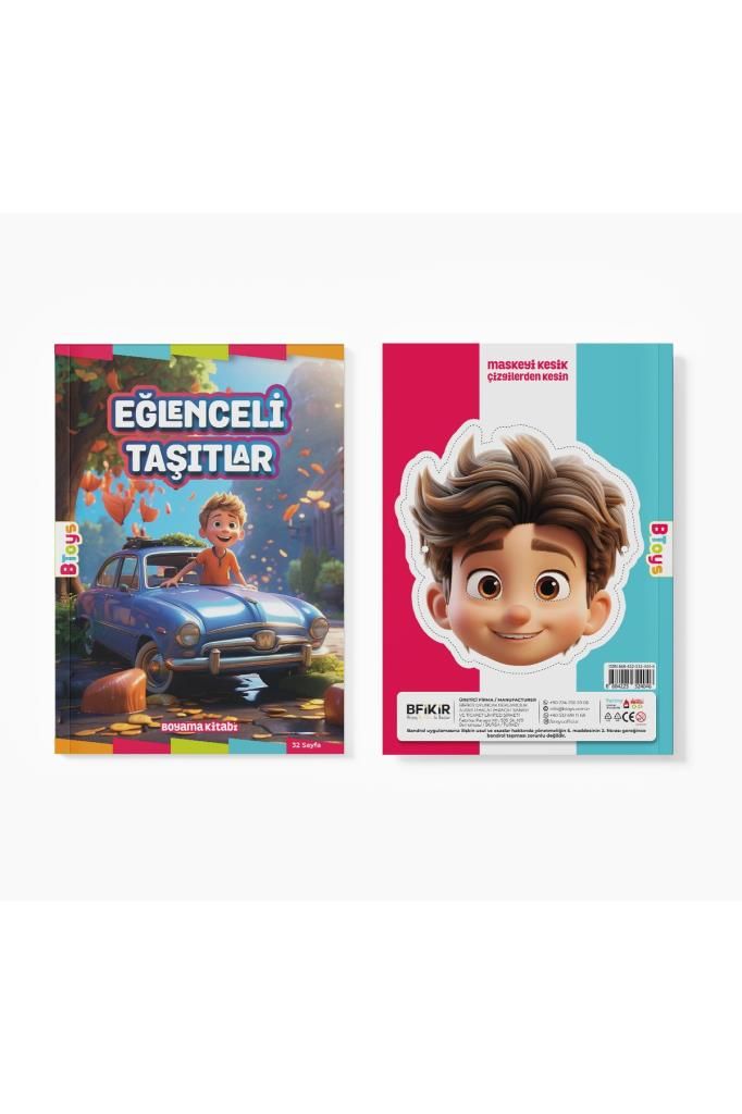 Boyama Kitabı - Taşıtlar - 32 Sayfa