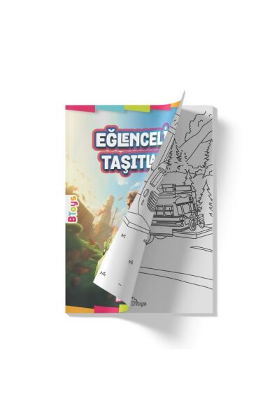 Boyama Kitabı - Taşıtlar - 48 Sayfa