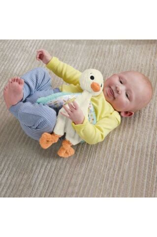 Fisher Price Sevimli Kaz, Yenidoğanlar Için Duyusal Gelişime Yardımcı, Sesli Oyuncak HRB16