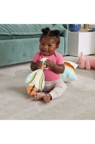 Fisher Price Sevimli Kaz, Yenidoğanlar Için Duyusal Gelişime Yardımcı, Sesli Oyuncak HRB16