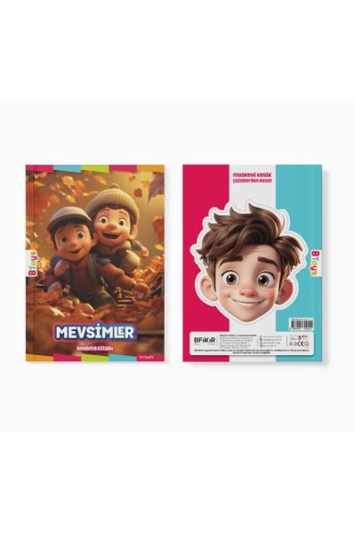 Boyama Kitabı - Mevsimler - 24 Sayfa