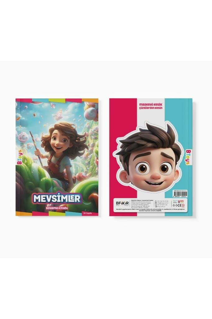 Boyama Kitabı - Mevsimler - 32 Sayfa