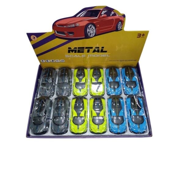 1:24 Sesli Işıklı Metal Çek Bırak Araba